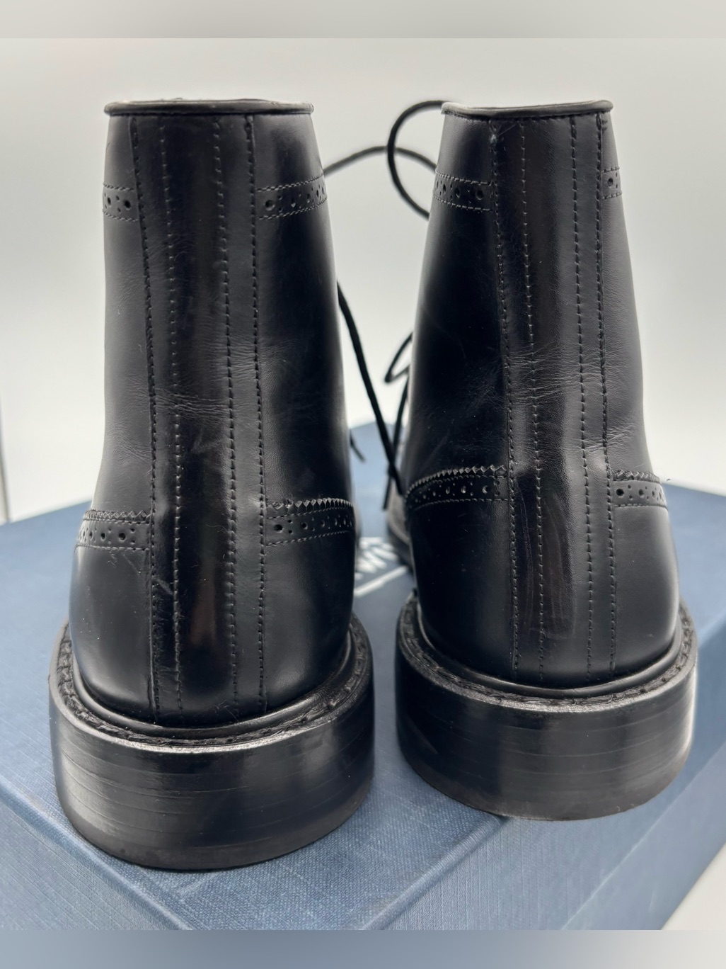 Jack Erwin Carter Wingtip Lace Up Boots — image 7 of 8